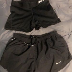 Nike pros and Nike shorts